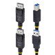 StarTech.com Câble KVM DisplayPort de 1,8m et USB 5Gbps, 4K 60Hz, Câble Combo DP 1.2 et USB pour Commutateurs/Switchs KVM StarTech.com Câble KVM DisplayPort de 1,8m et USB 5Gbps, 4K 60Hz, Câble Combo DP 1.2 et USB pour Commutateurs/Switchs KVM