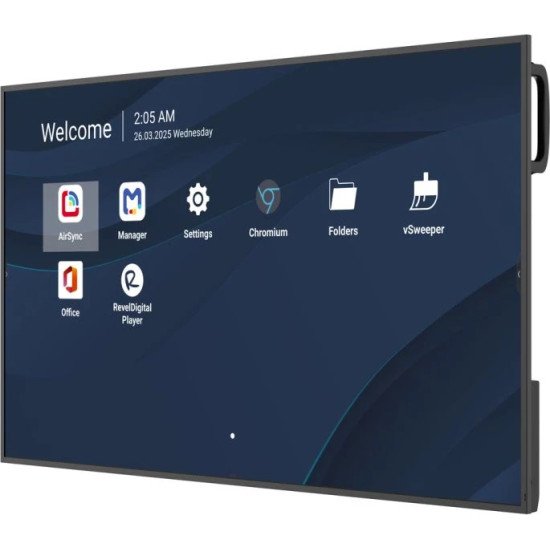 Viewsonic CDE5014-2C Écran d'affichage dynamique Écran plat de signalisation numérique 127 cm (50") LCD Wifi 500 cd/m² 4K Ultra HD Noir Intégré dans le processeur Android 14 24/7