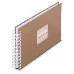Hama 00009848 album photo et protège-page Marron 50 feuilles 10 x 15 Reliure spiralée