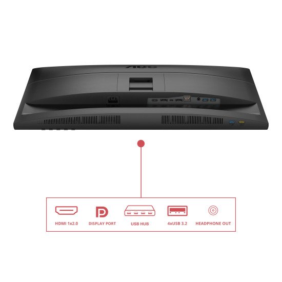 AOC E4 Q27E4CV écran PC 68,6 cm (27") 2560 x 1440 pixels Quad HD LED Noir