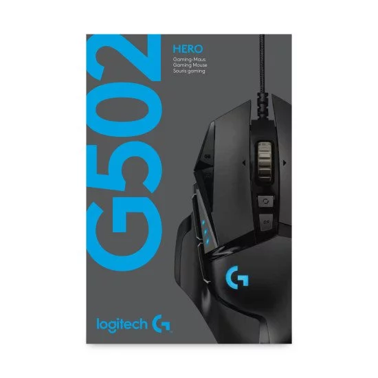 Logitech G502 Hero souris USB Optique 16000 DPI Logitech G502 Hero souris USB Optique 16000 DPI