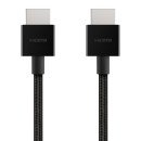 Belkin AV10176BT2M-BLK câble HDMI 2 m HDMI Type A (Standard) Noir Belkin AV10176BT2M-BLK câble HDMI 2 m HDMI Type A (Standard) Noir