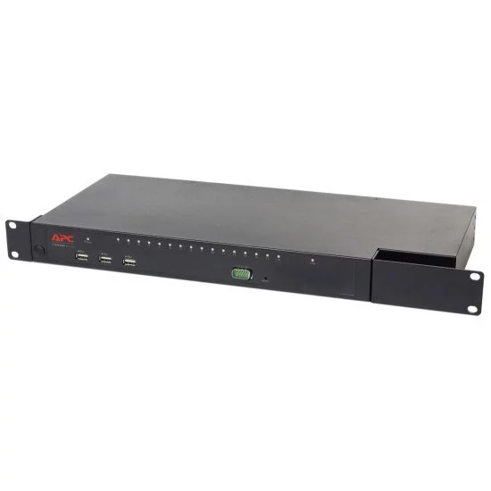 APC KVM1116R commutateur écran, clavier et souris Grille de montage Noir APC KVM1116R commutateur écran, clavier et souris Grille de montage Noir