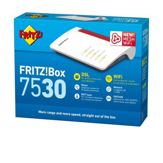 AVM 20002845 FRITZ!Box 7530 Gigabit Ethernet