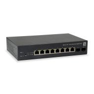 LevelOne GEP-1051 commutateur réseau Géré L2/L3/L4 Gigabit Ethernet (10/100/1000) Connexion Ethernet POE Noir