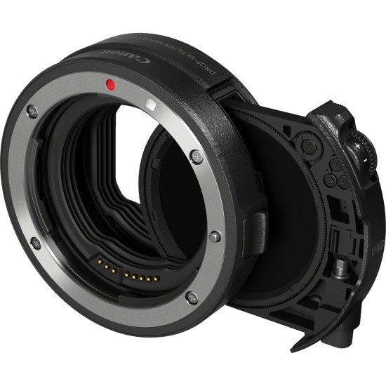 Canon Bague d'adaptation monture avec filtre insérable EF-EOS R avec filtre A variable insérable neutre (ND)