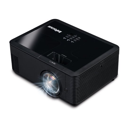 InFocus IN138HDST vidéo-projecteur Projecteur à focale courte 4000 ANSI lumens DLP 1080p (1920x1080) Compatibilité 3D Noir