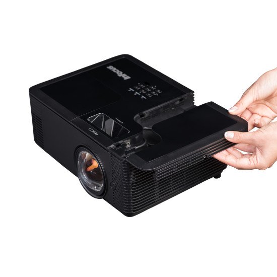 InFocus IN134ST vidéo-projecteur Projecteur à focale courte 4000 ANSI lumens DLP XGA (1024x768) Compatibilité 3D Noir