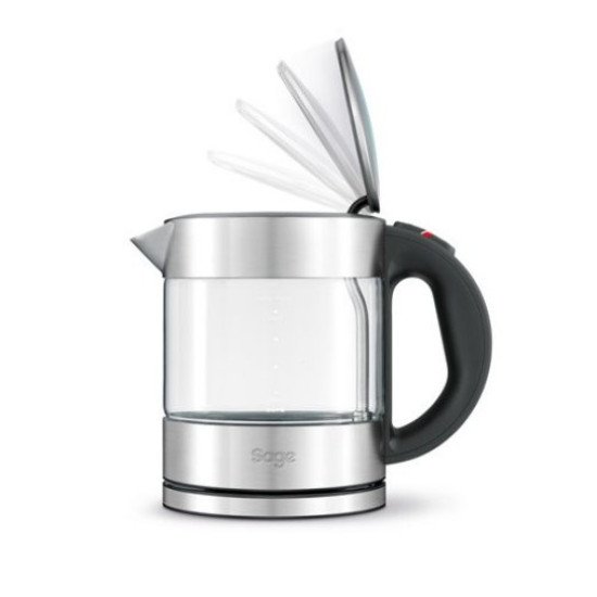 Sage the Compact Kettle Pure bouilloire 1 L 2400 W Noir, Argent, Transparent