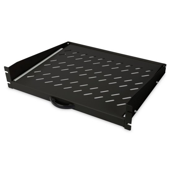 Digitus Étagère amovible pour montage fixe sur les rails profilés avant de 483 mm (19 po) Digitus Étagère amovible pour montage fixe sur les rails profilés avant de 483 mm (19 po)