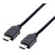 Manhattan Câble HDMI 4K@30 Hz, 1,5 m, adapté à tous les usages 1080p/HD et à la plupart des usages 4K (vérifier la compatibilité 4K de votre système), mâle à mâle, noir, Ultra HD 4K x 2K, garantie à vie, équivalent à HDMM150CM