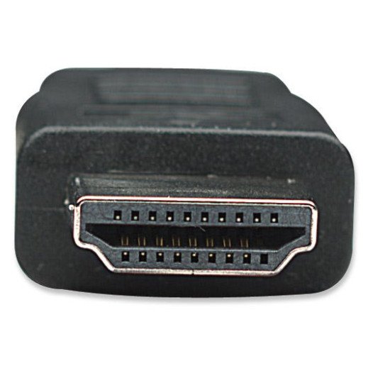 Manhattan Câble HDMI vers DVI-D 24+1, Dual Link, 1 m, mâle à mâle, compatible DVI-D, noir, garantie à vie, équivalent à HDDVIMM1M