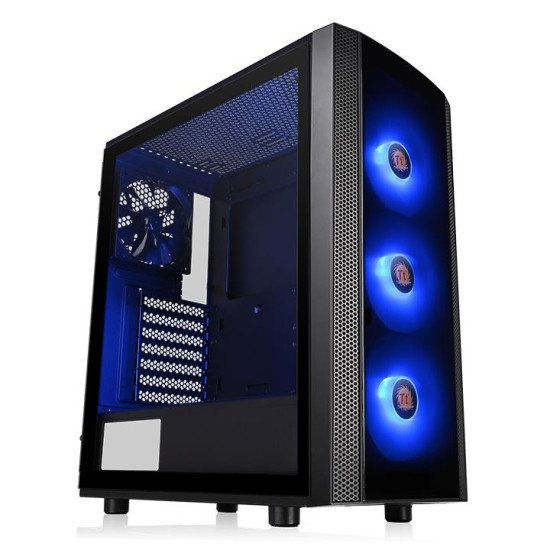 Thermaltake Versa J25 TG RGB Midi Tower Noir Thermaltake Versa J25 TG RGB Midi Tower Noir