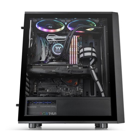 Thermaltake Versa J25 TG RGB Midi Tower Noir Thermaltake Versa J25 TG RGB Midi Tower Noir
