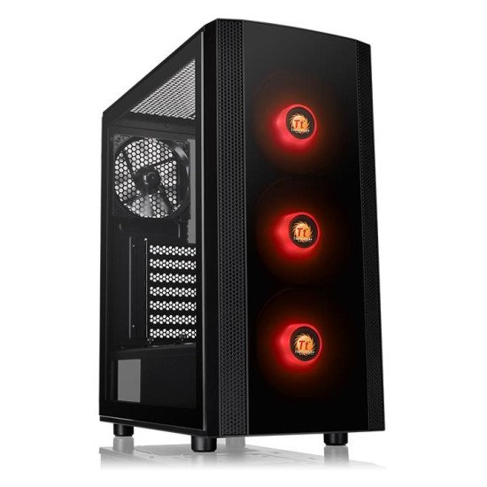 Thermaltake Versa J25 TG RGB Midi Tower Noir Thermaltake Versa J25 TG RGB Midi Tower Noir