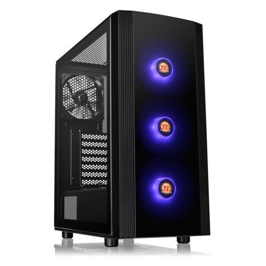 Thermaltake Versa J25 TG RGB Midi Tower Noir Thermaltake Versa J25 TG RGB Midi Tower Noir