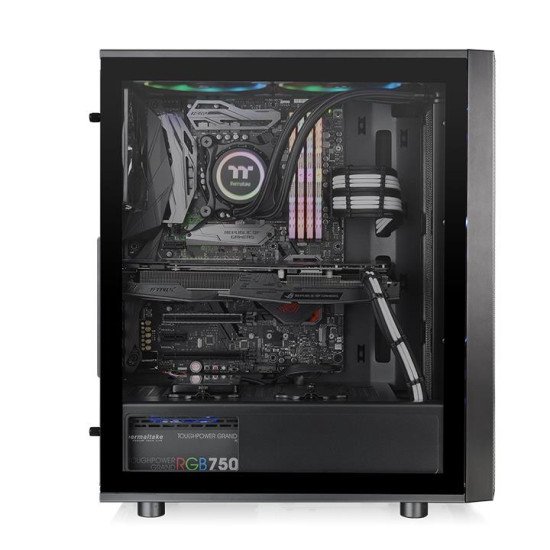 Thermaltake Versa J25 TG RGB Midi Tower Noir Thermaltake Versa J25 TG RGB Midi Tower Noir