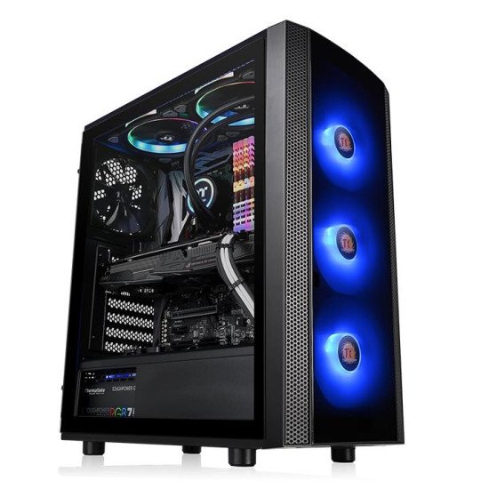 Thermaltake Versa J25 TG RGB Midi Tower Noir Thermaltake Versa J25 TG RGB Midi Tower Noir
