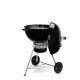 Weber E-5730 Barbecue Chariot Charbon de bois (combustible) Noir, Argent