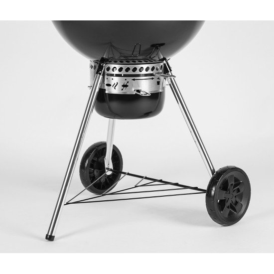 Weber GBS E-5750 Grill Chariot Charbon de bois (combustible) Noir, Argent