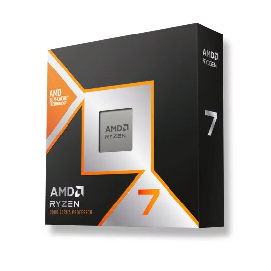 AMD Ryzen 7 9800X3D processeur 4,7 GHz 104 Mo L2 & L3 Boîte AMD Ryzen 7 9800X3D processeur 4,7 GHz 104 Mo L2 & L3 Boîte