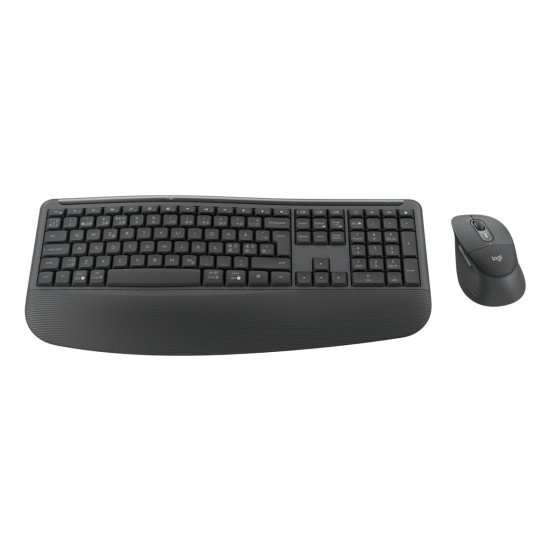 Logitech Signature Comfort Plus Combo MK880 for Business clavier Souris incluse Universel USB + Bluetooth QWERTY Anglais Graphite