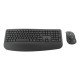 Logitech Signature Comfort Plus Combo MK880 for Business clavier Souris incluse Universel USB + Bluetooth QWERTY Anglais Graphite