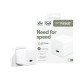 PanzerGlass empower™ by ® Turbo 30W Charger Single USB-C | UK Plug | Silver White Blanc