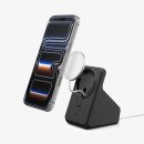 Spigen Magsafe Charger Stand (Mag Fit) Smartphone Noir USB Recharge sans fil Intérieure