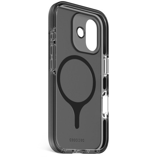 Decoded D26IPO17BCT2FK coque de protection pour téléphones portables 16 cm (6.3") Housse Transparent, Noir