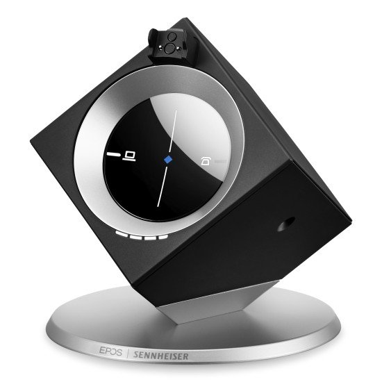 EPOS 1000537+1000751 Casque Sans fil Arceau Bureau/Centre d'appels Socle de chargement Noir, Argent EPOS 1000537+1000751 Casque Sans fil Arceau Bureau/Centre d'appels Socle de chargement Noir, Argent