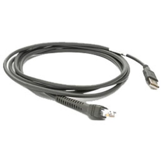 Zebra CBA-U01-S07ZAR câble USB 2,1 m 2.0 USB A Gris
