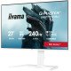 iiyama G-MASTER GB2771HSU-W1 écran PC 68,6 cm (27") 1920 x 1080 pixels Blanc