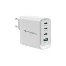 Conceptronic ALTHEA22W100 chargeur d'appareils mobiles Universel Blanc Secteur Charge rapide Intérieure