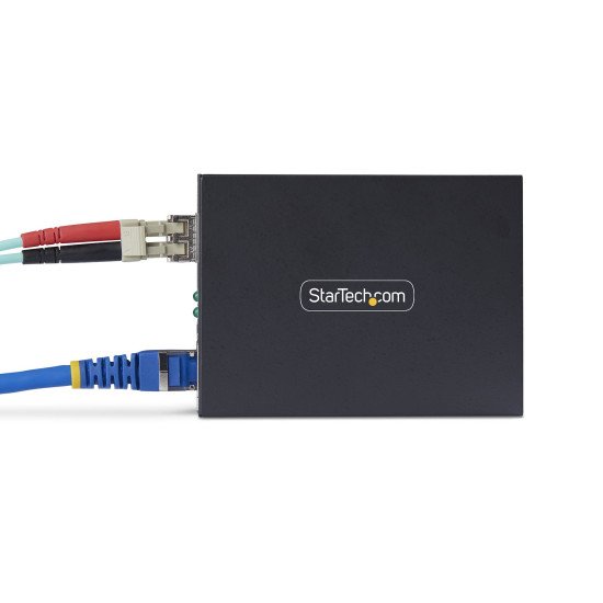 StarTech.com MCM1110SMLC40 convertisseur de support réseau 2000 Mbit/s 1310 nm Monomode Noir