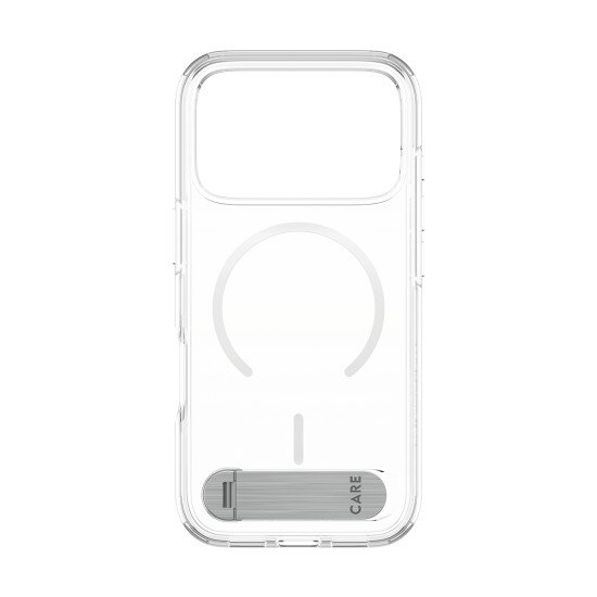 PanzerGlass CARE by ® Feature Case Transparent w. Kickstand & MagSafe iPhone 17 Pro coque de protection pour téléphones portables Housse PanzerGlass CARE by ® Feature Case Transparent w. Kickstand & MagSafe iPhone 17 Pro coque de protection pour téléphones portables Housse