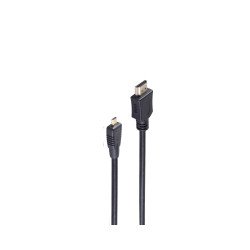 S/CONN maximum connectivity BS77472-3 câble HDMI 2 m HDMI Type A (Standard) HDMI Type D (Micro) Noir