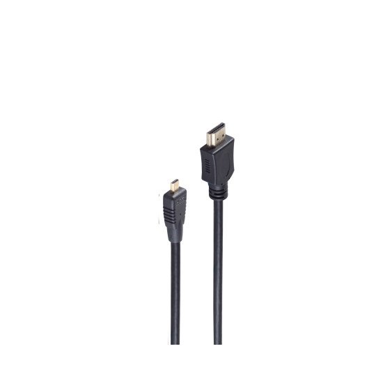 S/CONN maximum connectivity BS77472-3 câble HDMI 2 m HDMI Type A (Standard) HDMI Type D (Micro) Noir
