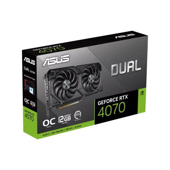 ASUS Dual -RTX4070-O12G-EVO NVIDIA GeForce RTX 4070 12 Go GDDR6X