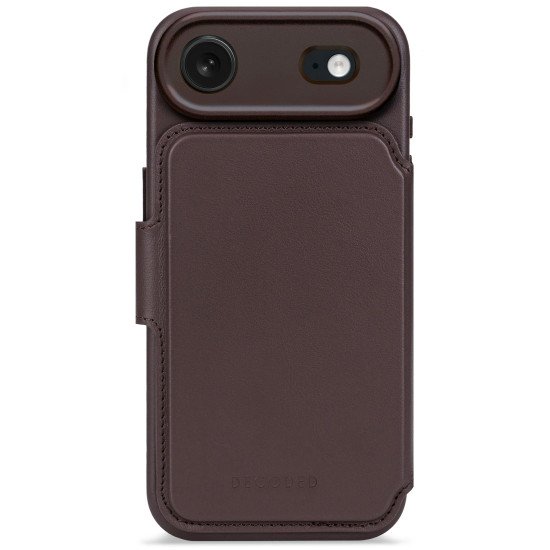 Decoded D26IPO17ADW5CN coque de protection pour téléphones portables 16,5 cm (6.5") Étui avec portefeuille Marron