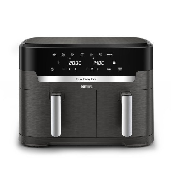 Tefal Easy Fry Dual XXL EY942HE0 friteuse Double 11 L Autonome 2020 W Friteuse d'air chaud Gris