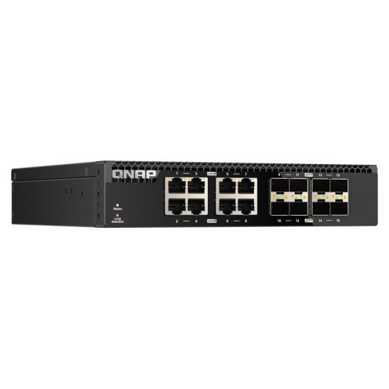 QNAP QSW-3216R-8S8T commutateur réseau Non-géré L2 10G Ethernet (100/1000/10000) Noir QNAP QSW-3216R-8S8T commutateur réseau Non-géré L2 10G Ethernet (100/1000/10000) Noir