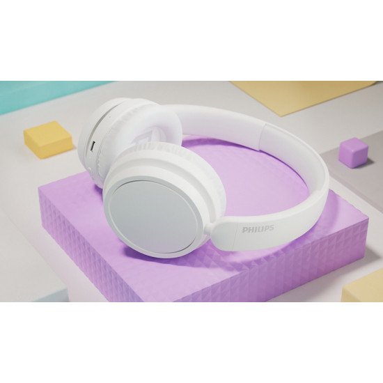 Philips 5000 series TAH5209WT/00 casque Sans fil Arceau Appels/Musique Bluetooth Blanc