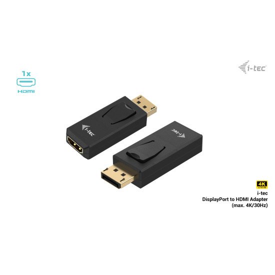 i-tec Passive DisplayPort to HDMI Adapter (max 4K/30Hz)