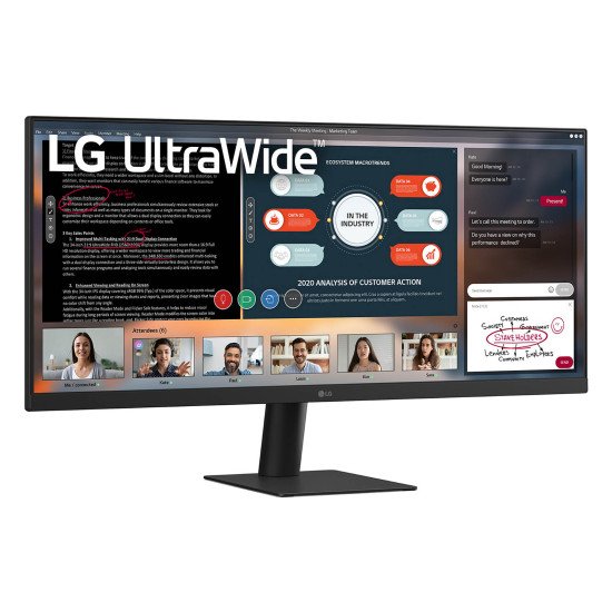 LG 29U511A-B écran PC 73,7 cm (29") 2560 x 1080 pixels WFHD LCD Noir LG 29U511A-B écran PC 73,7 cm (29") 2560 x 1080 pixels WFHD LCD Noir