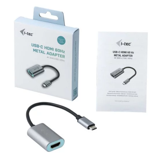 i-tec Metal USB-C HDMI Adapter 4K/60Hz i-tec Metal USB-C HDMI Adapter 4K/60Hz