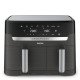 Tefal Dual Easy Fry & Grill EY905B Double 8,3 L Autonome 2700 W Friteuse d'air chaud Gris