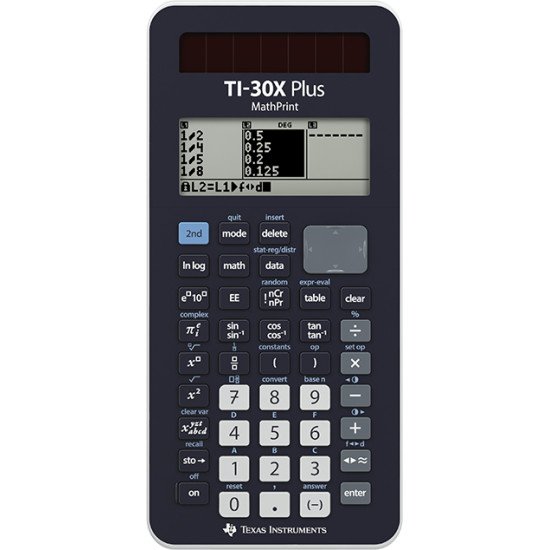 Texas Instruments TI-30X Plus MathPrint calculatrice Poche Calculatrice scientifique Noir