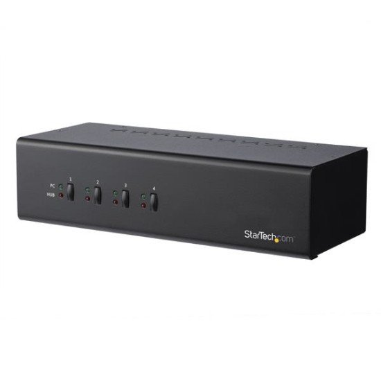 StarTech.com Commutateur écran clavier souris USB à double affichage DVI - 4 ports