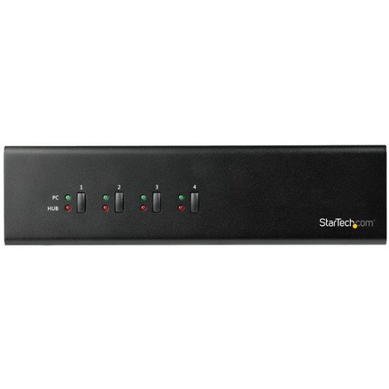 StarTech.com Commutateur écran clavier souris USB à double affichage DVI - 4 ports